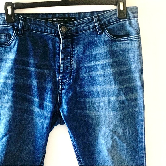 Brave Soul Mens Jeans Skinny Leg blue jean 5 pocket 41” L 36” W great condition - Picture 4 of 7